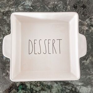 RAE DUNN Dessert Casserole Dish Baking Pan Tray